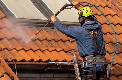 Démoussage et hydrofuge de toiture au Fleix